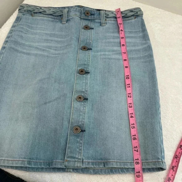 Adriano Goldschmied Button Front Denim Skirt - Picture 9 of 10